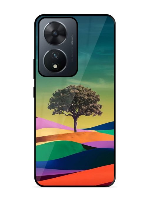 Rainbow'S Lone Sentinel Glossy Soft Edge Case for Vivo T2 (5G) Chachhi