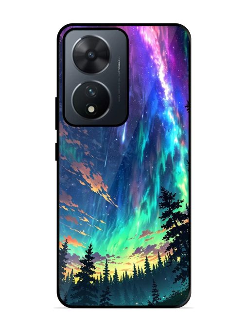 Cosmic Canvas Glossy Soft Edge Case for Vivo T2 (5G) Chachhi