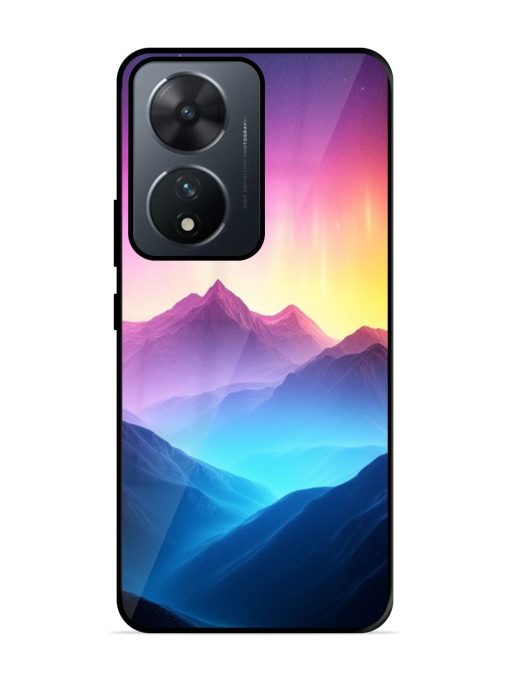 Cosmic Mountains Glossy Soft Edge Case for Vivo T2 (5G) Chachhi