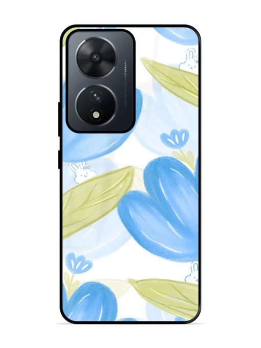 Bunny'S Blue Garden Glossy Soft Edge Case for Vivo T2 (5G) Chachhi