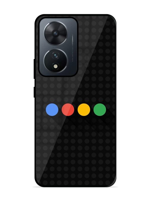 Google Dots Glossy Soft Edge Case for Vivo T2 (5G) Chachhi