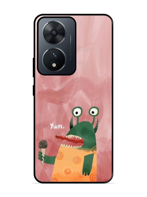 Hungry Monster Glossy Soft Edge Case for Vivo T2 (5G) Chachhi