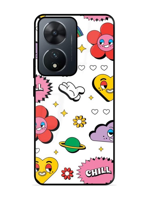 Whimsical Wonderland Glossy Soft Edge Case for Vivo T2 (5G) Chachhi