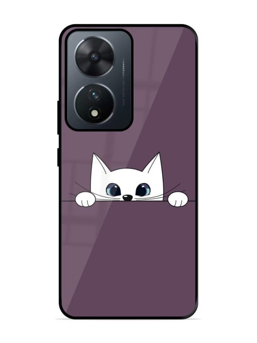 Peek-A-Boo Kitty Glossy Soft Edge Case for Vivo T2 (5G) Chachhi