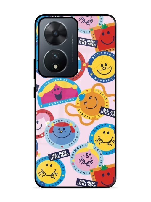 Whimsical Mr. Men & Little Miss Glossy Soft Edge Case for Vivo T2 (5G) Chachhi