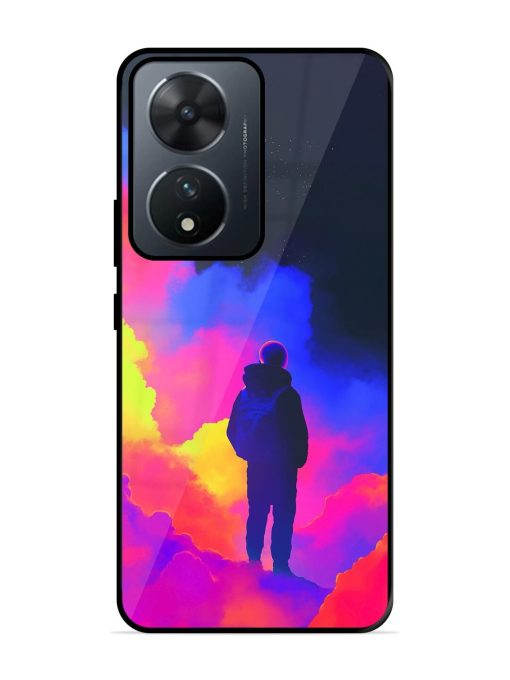 Cosmic Wanderer Glossy Soft Edge Case for Vivo T2 (5G) Chachhi