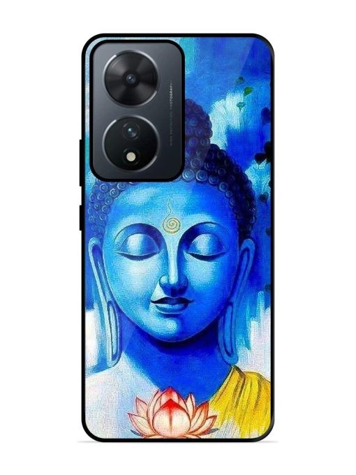 Serene Buddha With Lotus Glossy Soft Edge Case for Vivo T2 (5G) Chachhi