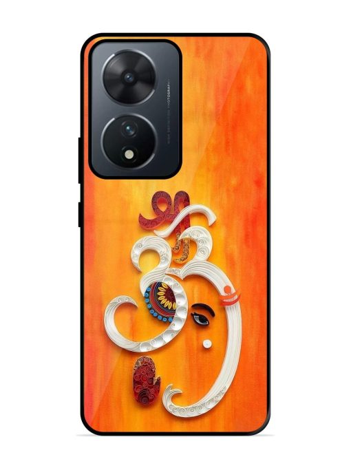 Ganesha In Quilling Art Glossy Soft Edge Case for Vivo T2 (5G) Chachhi