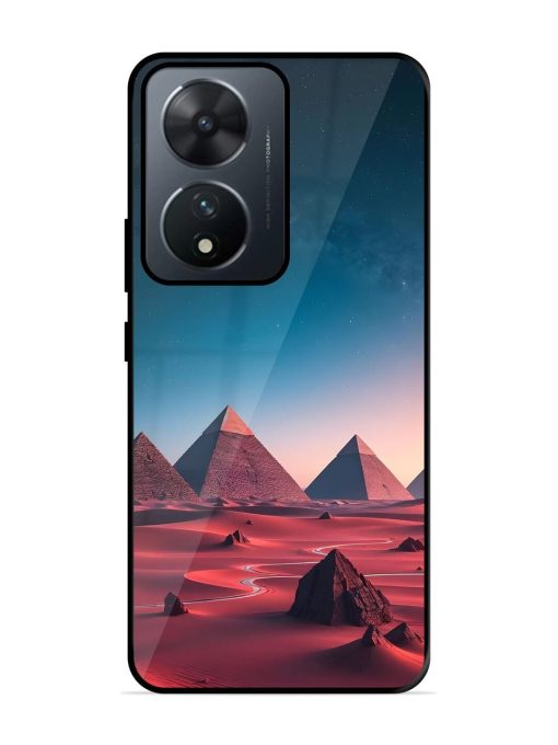 Ancient Wonders Sky Glossy Soft Edge Case for Vivo T2 (5G)