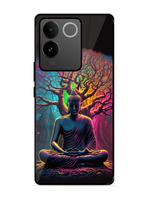 Enlightened Serenity Glossy Soft Edge Case for Vivo T2 Pro (5G) Chachhi