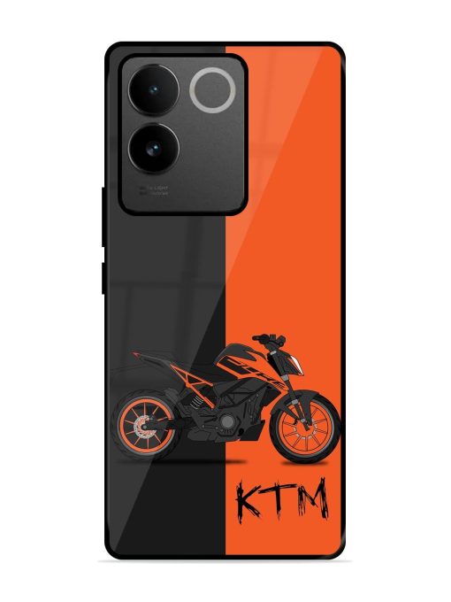 Orange Beast Glossy Soft Edge Case for Vivo T2 Pro (5G) Chachhi