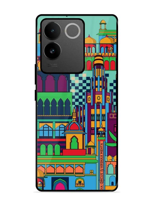 Indian Tapestry Glossy Soft Edge Case for Vivo T2 Pro (5G) Chachhi