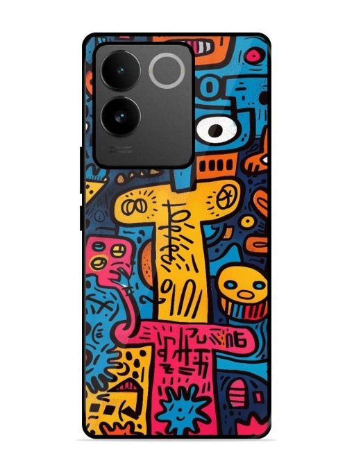 Doodletopia Glossy Soft Edge Case for Vivo T2 Pro (5G) Chachhi