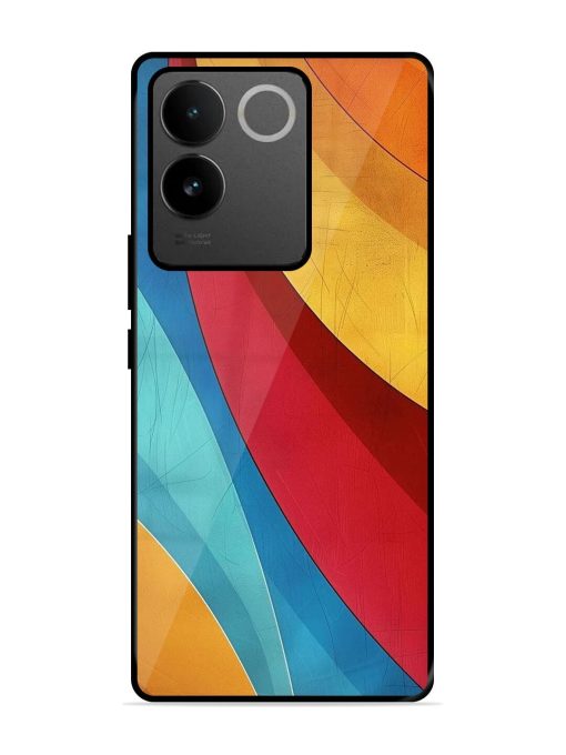 Curving Canvas Glossy Soft Edge Case for Vivo T2 Pro (5G) Chachhi