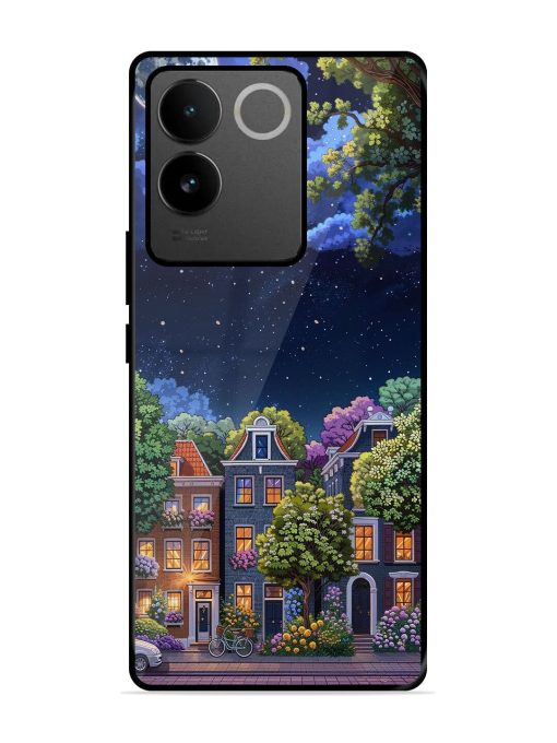 Moonlit Streets Glossy Soft Edge Case for Vivo T2 Pro (5G) Chachhi