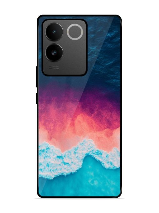 Where The Ocean Meets The Sky Glossy Soft Edge Case for Vivo T2 Pro (5G) Chachhi