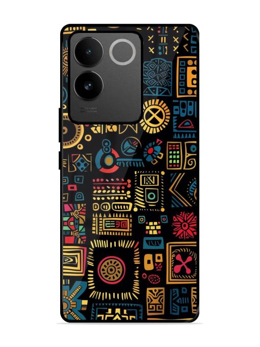 Tribal Tapestry Glossy Soft Edge Case for Vivo T2 Pro (5G) Chachhi