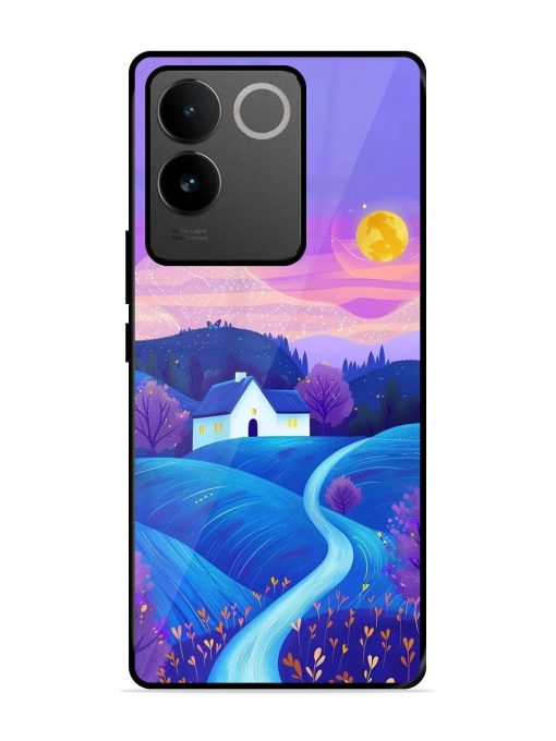 Moonlit Meadow Glossy Soft Edge Case for Vivo T2 Pro (5G) Chachhi