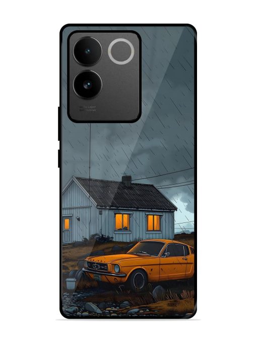 Rainy Day Retreat Glossy Soft Edge Case for Vivo T2 Pro (5G) Chachhi