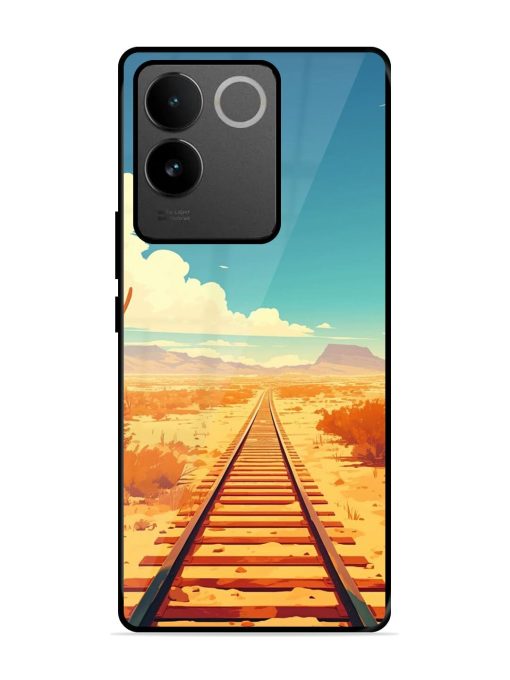 Endless Horizon Glossy Soft Edge Case for Vivo T2 Pro (5G) Chachhi