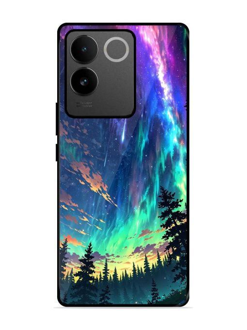 Cosmic Canvas Glossy Soft Edge Case for Vivo T2 Pro (5G) Chachhi