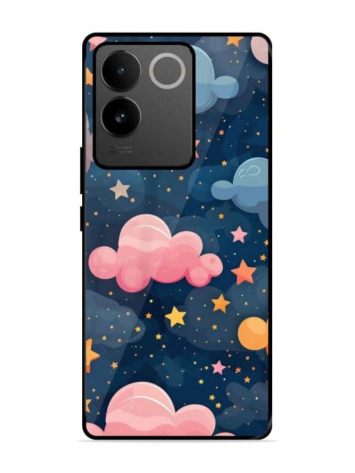 Twinkling Dreams Glossy Soft Edge Case for Vivo T2 Pro (5G) Chachhi