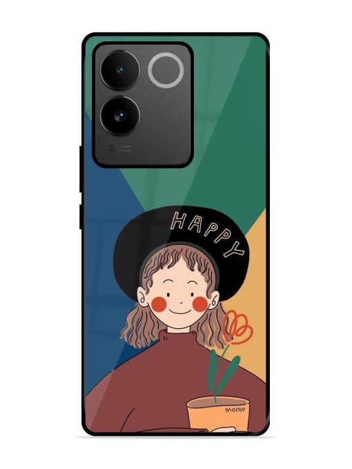 Happy Momo Glossy Soft Edge Case for Vivo T2 Pro (5G) Chachhi