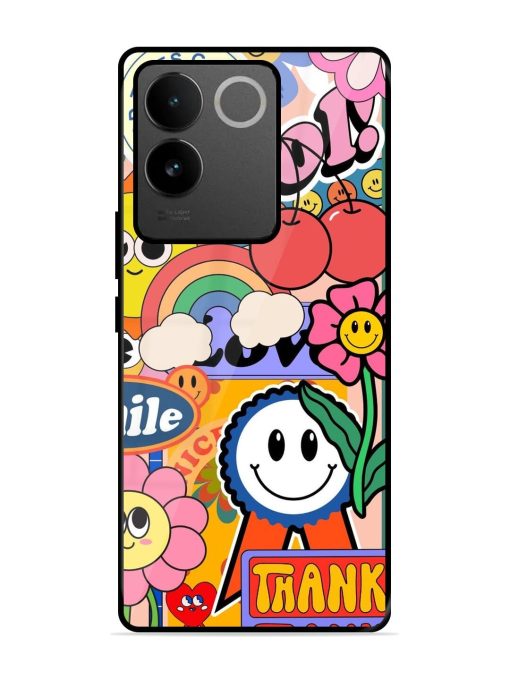 Good Times Good Vibes Glossy Soft Edge Case for Vivo T2 Pro (5G) Chachhi