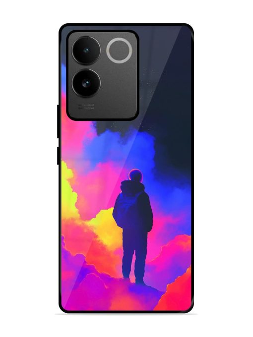 Cosmic Wanderer Glossy Soft Edge Case for Vivo T2 Pro (5G) Chachhi