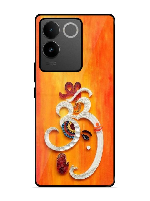 Ganesha In Quilling Art Glossy Soft Edge Case for Vivo T2 Pro (5G) Chachhi