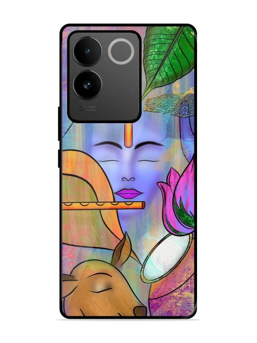 Divine Serenity Glossy Soft Edge Case for Vivo T2 Pro (5G) Chachhi