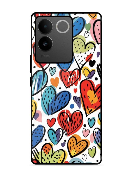 Heartfelt Harmony Glossy Soft Edge Case for Vivo T2 Pro (5G) Chachhi