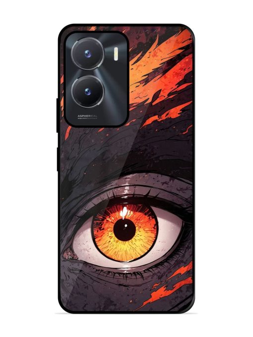 Inferno Gaze Glossy Soft Edge Case for Vivo T2X (5G) Chachhi