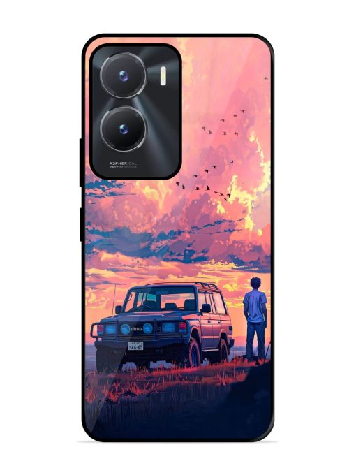 Solitude'S Horizon Glossy Soft Edge Case for Vivo T2X (5G) Chachhi