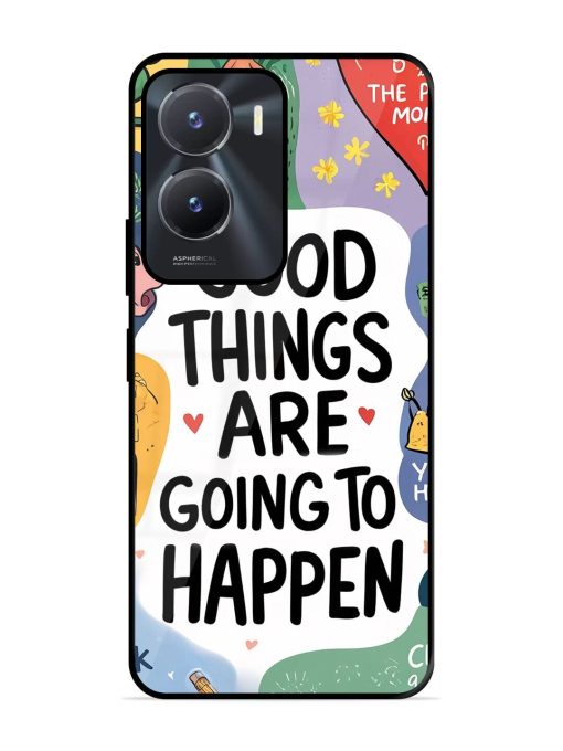 Uplifting Scribbles Glossy Soft Edge Case for Vivo T2X (5G) Chachhi