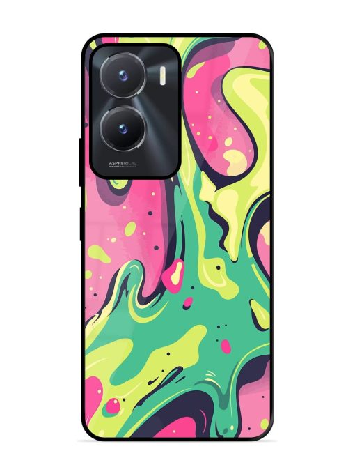 Gooey Grooves Glossy Soft Edge Case for Vivo T2X (5G) Chachhi