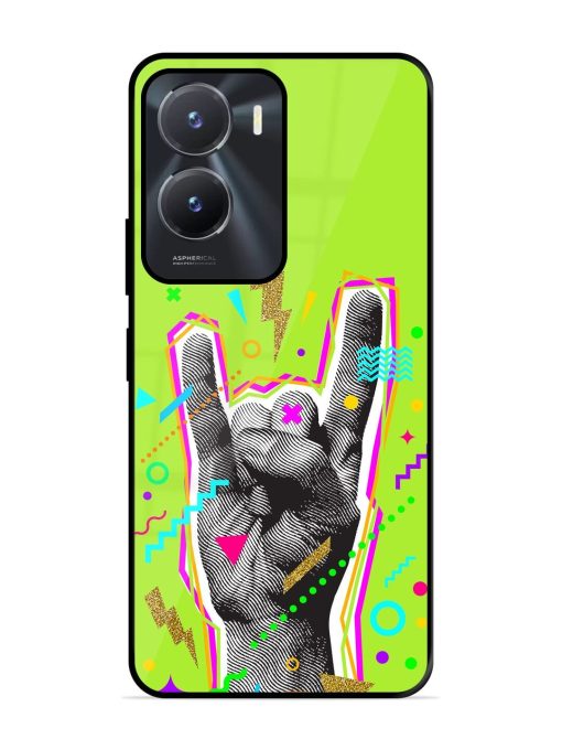 Neon Rock Glossy Soft Edge Case for Vivo T2X (5G) Chachhi