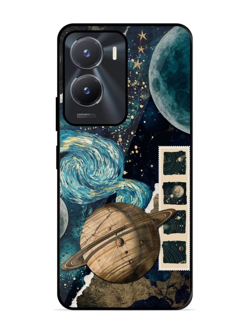 Celestial Tapestry Glossy Soft Edge Case for Vivo T2X (5G) Chachhi