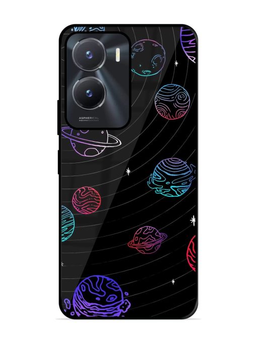 Cosmic Ballet Glossy Soft Edge Case for Vivo T2X (5G) Chachhi