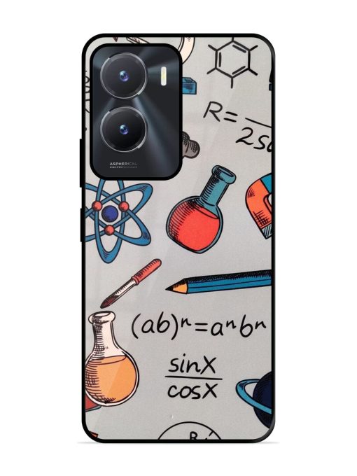 Science Doodle Glossy Soft Edge Case for Vivo T2X (5G) Chachhi