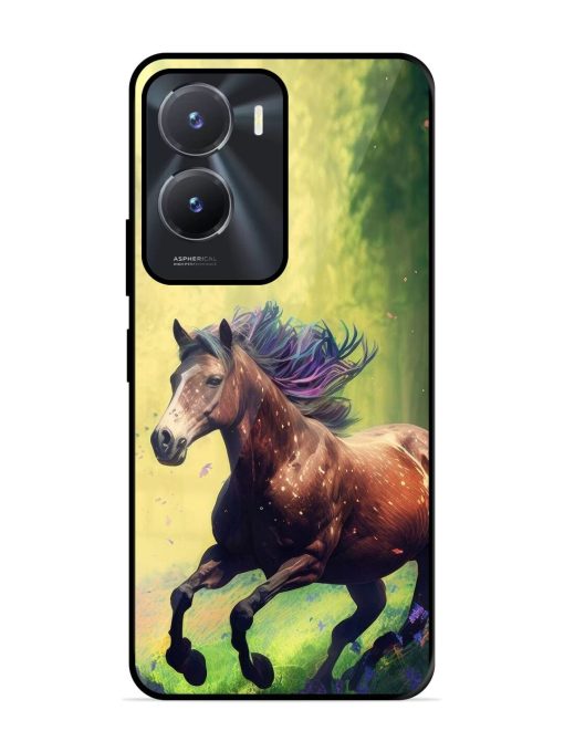 Enchanted Gallop Glossy Soft Edge Case for Vivo T2X (5G) Chachhi