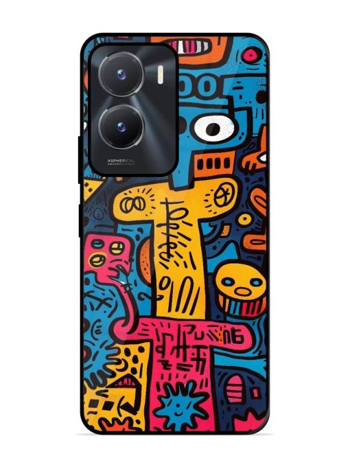 Doodletopia Glossy Soft Edge Case for Vivo T2X (5G) Chachhi