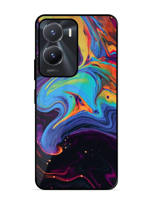 Liquid Dreamscape Glossy Soft Edge Case for Vivo T2X (5G) Chachhi