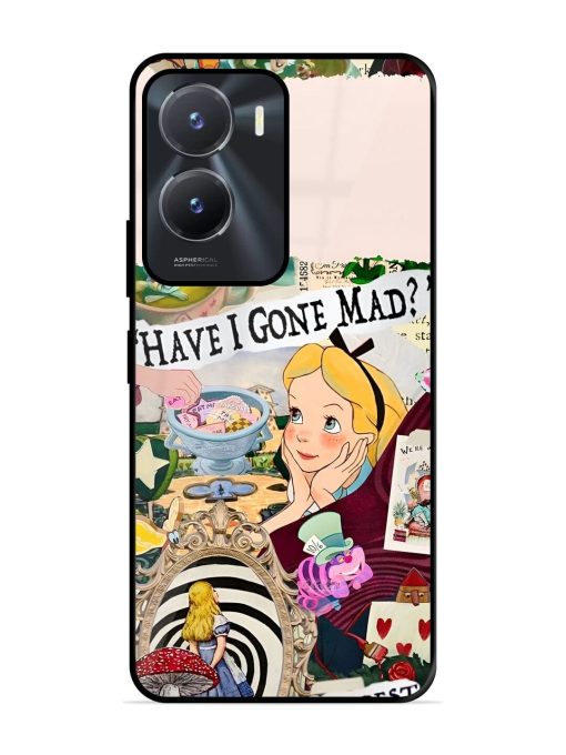 Mad Hatter'S Collage Glossy Soft Edge Case for Vivo T2X (5G) Chachhi