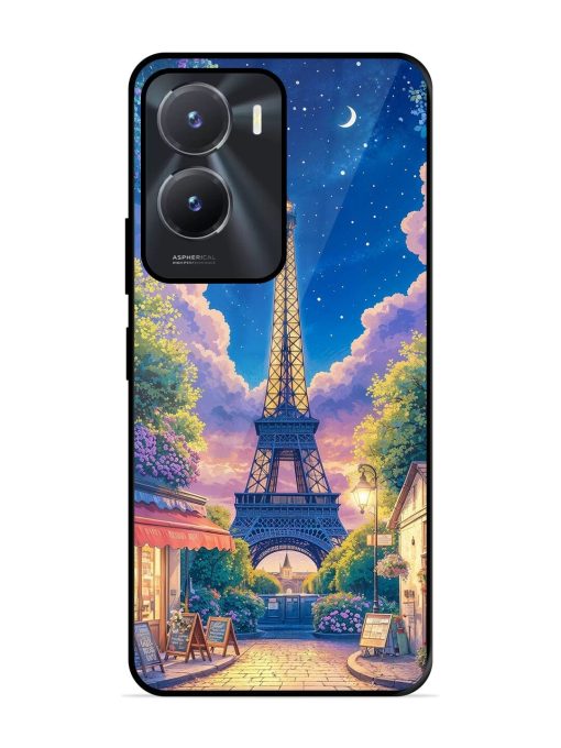 Twilight In Paris Glossy Soft Edge Case for Vivo T2X (5G) Chachhi