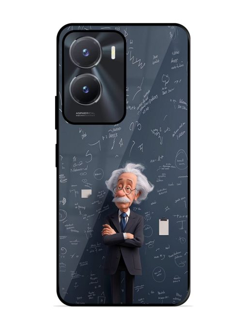 Albert Einstein Glossy Soft Edge Case for Vivo T2X (5G) Chachhi