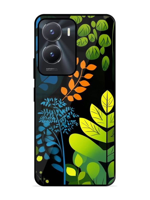 Midnight Garden Glossy Soft Edge Case for Vivo T2X (5G) Chachhi