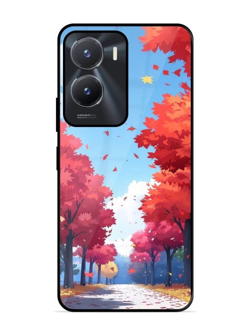 Autumn'S Embrace Glossy Soft Edge Case for Vivo T2X (5G) Chachhi