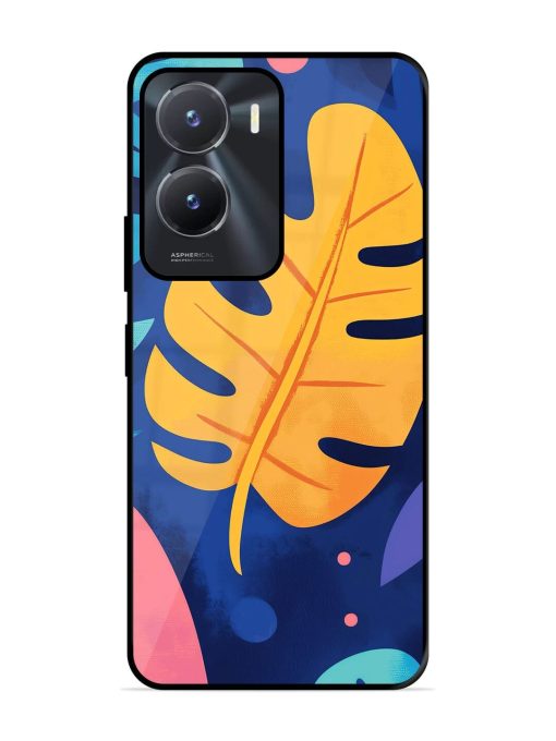 Tropical Tapestry Glossy Soft Edge Case for Vivo T2X (5G) Chachhi