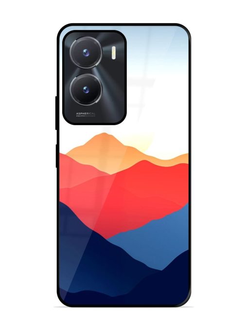 Sunset Peaks Glossy Soft Edge Case for Vivo T2X (5G) Chachhi